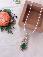 Load image into Gallery viewer, Emerald Teardrop Pendant
