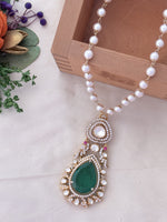 Load image into Gallery viewer, Emerald Teardrop Pendant
