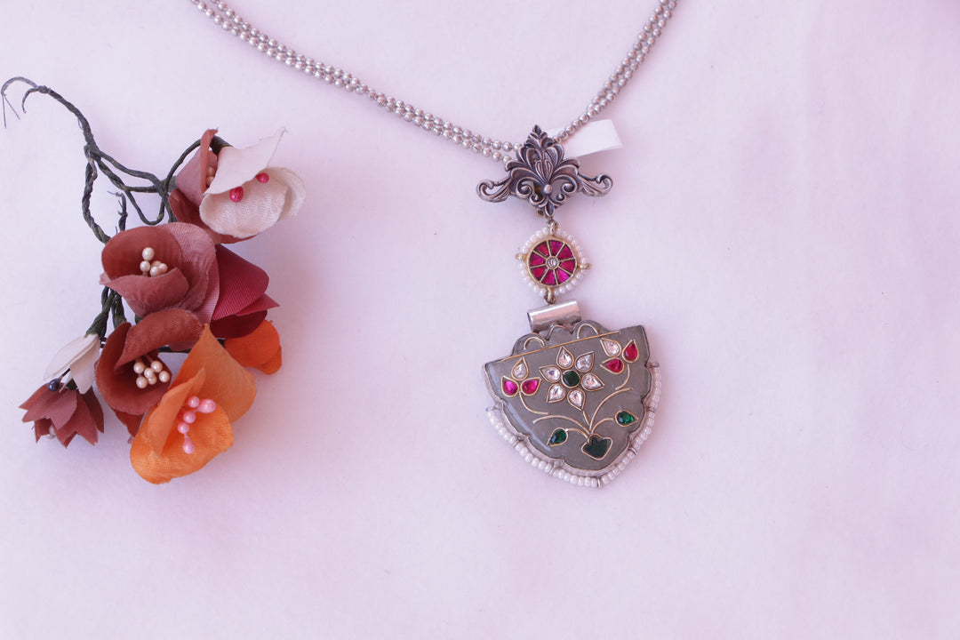 Floral Carved Pendant