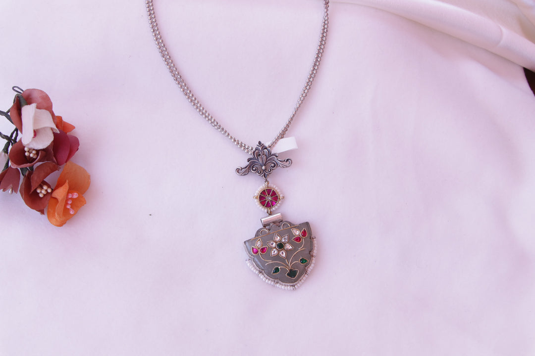 Floral Carved Pendant