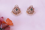Load image into Gallery viewer, Kundan floral earrings
