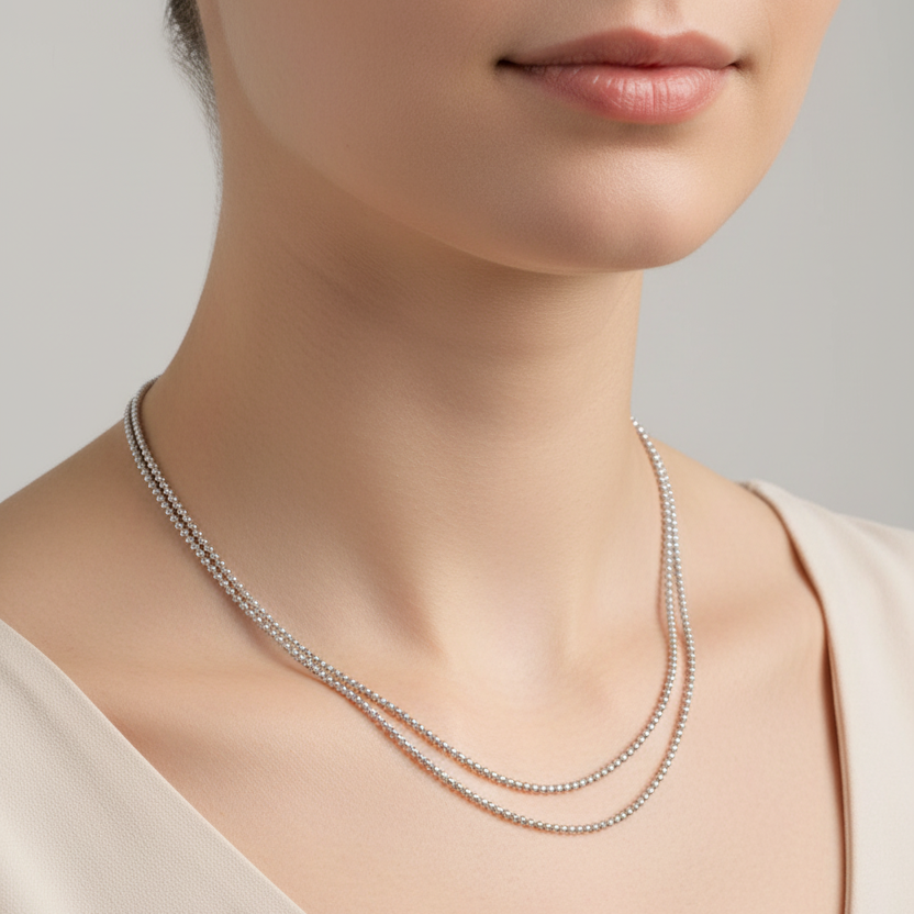 Double layer Bead Chain