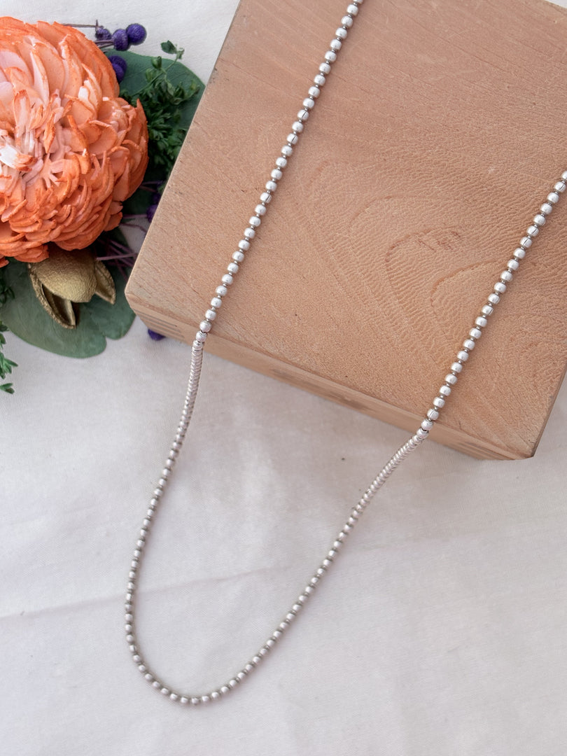 Twisted Silver Chain